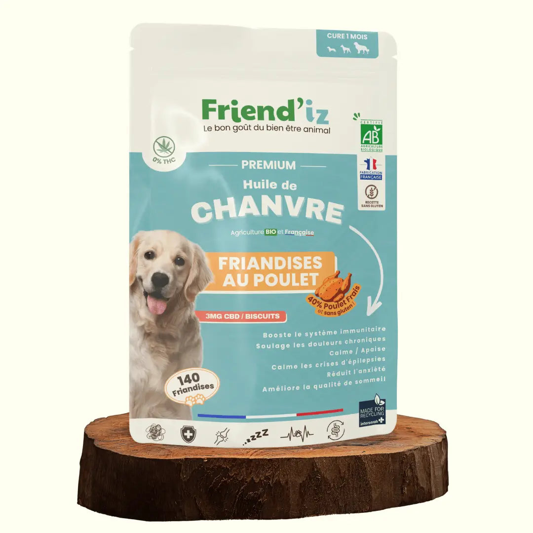 Friandises CBD pour chien Friend'iz